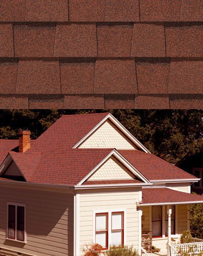 Гибкая черепица Certainteed Landmark cottage red уцененный