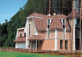 Гибкая черепица Технониколь Shinglas Джаз Коррида