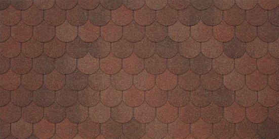 Мягкая кровля Тегола Комфорт Асизи Terracotta 420