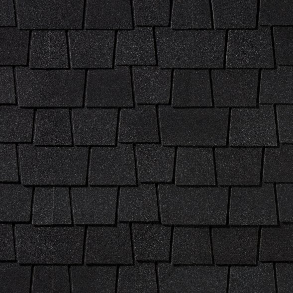Гибкая черепица Quiet tile Timber Черное дерево