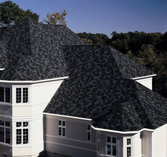 Гибкая черепица Certainteed Highland Slate black granite