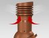 Вентиляционный выход Wirplast WiroVent EVO Е34(изолированный) 