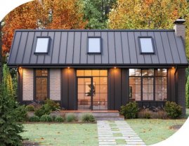 Фальцевые панели AQUACLICK Профиль Бриз Rooftop Кашемир PU