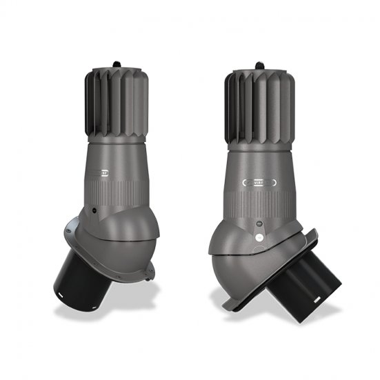 Вентвыход Роторный WiroVent EVO T02-PP неизолированный для готовой гибкой битумной кровли