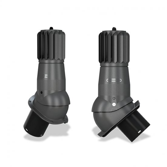 Вентвыход Роторный WiroVent EVO T02-PP неизолированный для готовой гибкой битумной кровли