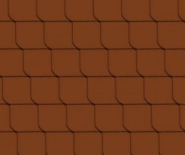 Фиброцементный сланец Creaton Eternit Ziegelrot