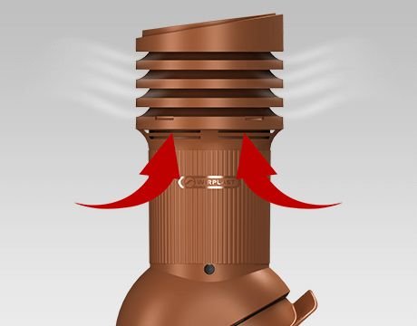 Вентиляционный выход Wirplast WiroVent EVO Е10 (изолированный)