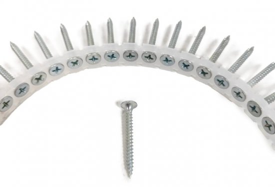 Ленточные саморезы H&amp;H PH2 3.5x35mm (Цинк, ГКЛ-металл 1000 шт)