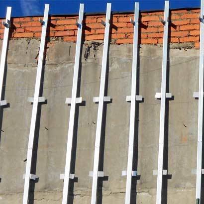  Кронштейн ЖК 50 х 50 х 150 для обрешетки Basis