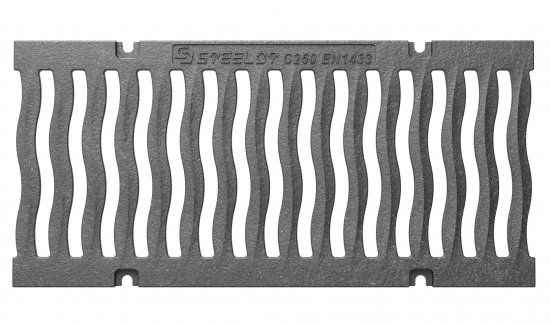 Решетка Steelot чугунная волна SteeStart DN200 C250