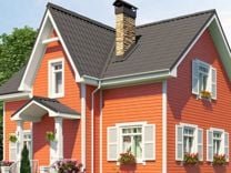 Фиброцементный сайдинг Decover Terracotta