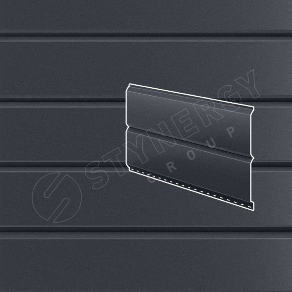 Софит металлический гладкий Stynergy Евробрус GRAPHITE45