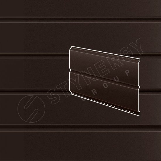 Софит металлический гладкий Stynergy Евробрус GRAPHITE45