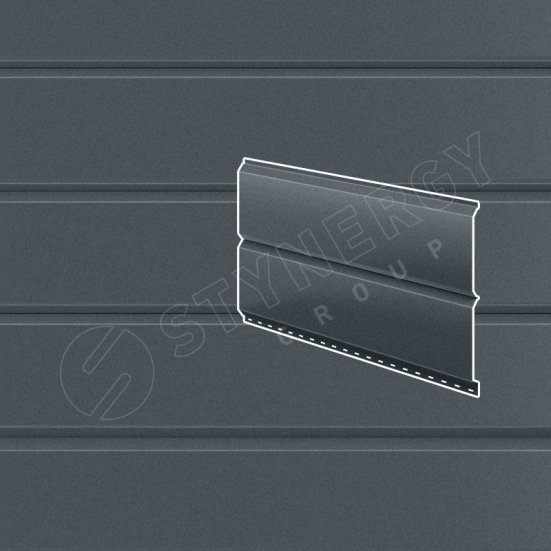 Софит металлический гладкий Stynergy Евробрус GRAPHITE45