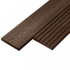 Террасная доска полнотелая Deckart Monolit Венге