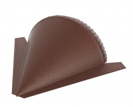 Заглушка конусная R90 полукруглого конька Аквасистем Pural