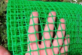 Сетка профессиональная от кротов для грядок из ДПК 1х10 м.
