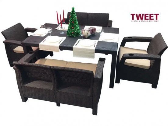Комплект уличной мебели TWEET Family Set