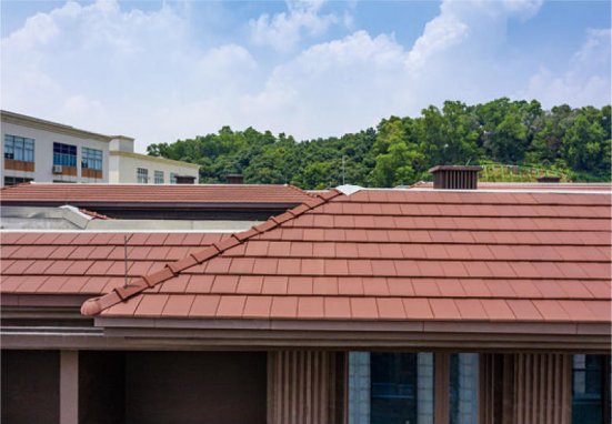 Керамическая черепица Rongguan Flat вишня