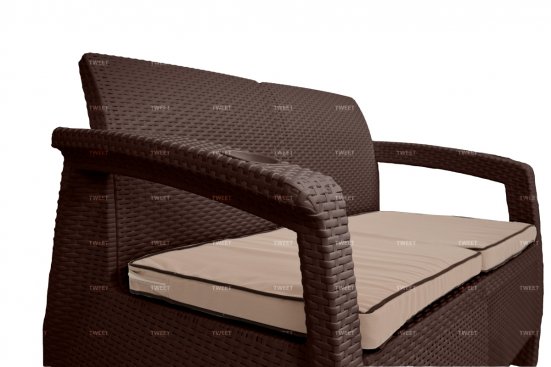 Уличная мебель диван двухместный TWEET Sofa 2 Seаt