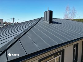 Двойной стоячий фальц ARMO Rooftop Кашемир матовый Zn275