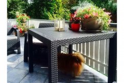 Уличный стол квадратный TWEET Quatro Table