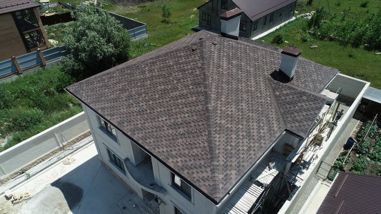 Мягкая кровля Катепал Рокки Махагон