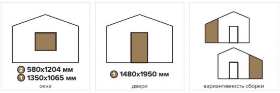 Садовый дом 10 Технониколь МАФ из мини бруса