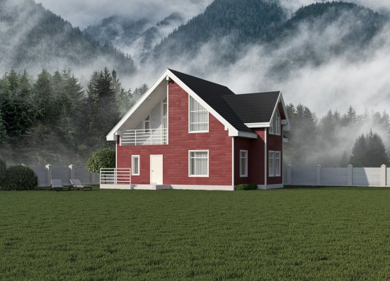 Фиброцементный сайдинг Roofas SIDING Гранит красный