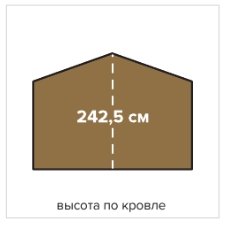Садовый дом 21 с хозблоком Технониколь МАФ из мини бруса