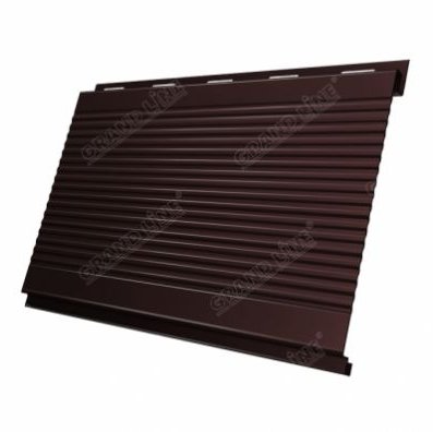 Металлический сайдинг Grand Line Вертикаль Velur