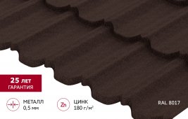 Металлочерепица Grand Line Квинта Уно (Kvinta Uno) Полидекстер