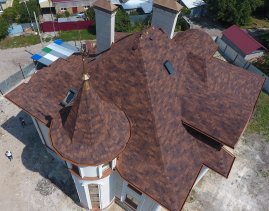 Мягкая кровля Docke Lux Саппоро Кофе