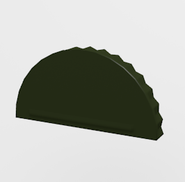 Заглушка конька Интерпрофиль PE Полиэстр