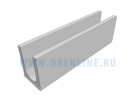 Лоток водоотводный Дренлайн бетонный Standart DN150 h290