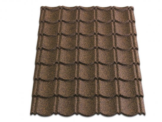 Композитная черепица Metrotile Aquapan Кофе
