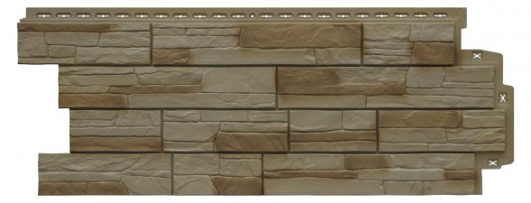 Фасадные панели Grand Line Сланец Design Plus рожь