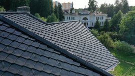 Керамическая черепица BRAAS Изумруд ангоб Антрацит