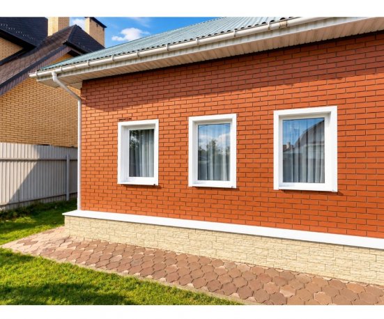 Фасадные панели Grand Line Клинкерный Кирпич Design терракотовый со швом