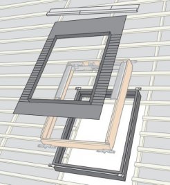 Комплект VELUX гидро-теплоизоляционный BDX 2000 РК08 (94x140) уцененный